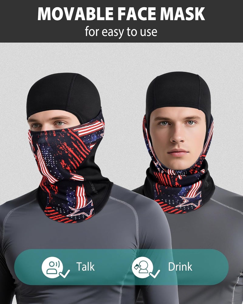 AOPREL Balaclava Ski Mask for Men Winter Face Mask Breathable & Thermal Winter Balaclava Women for Cold Weather Outdoor - Image 5
